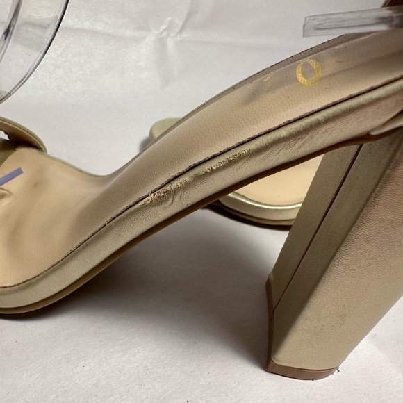 LULU’S Taylor Gold Ankle Strap Heels in US 6.5 sandals open toe date black tie - Picture 7 of 16